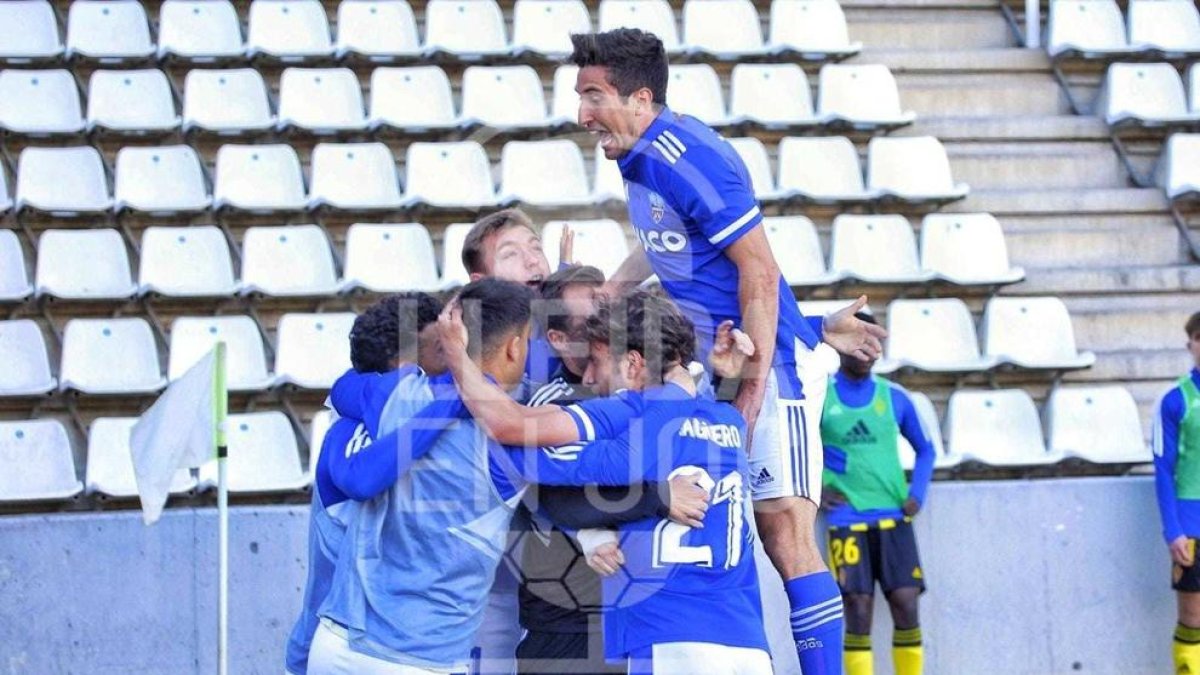 La celebración del 2-1