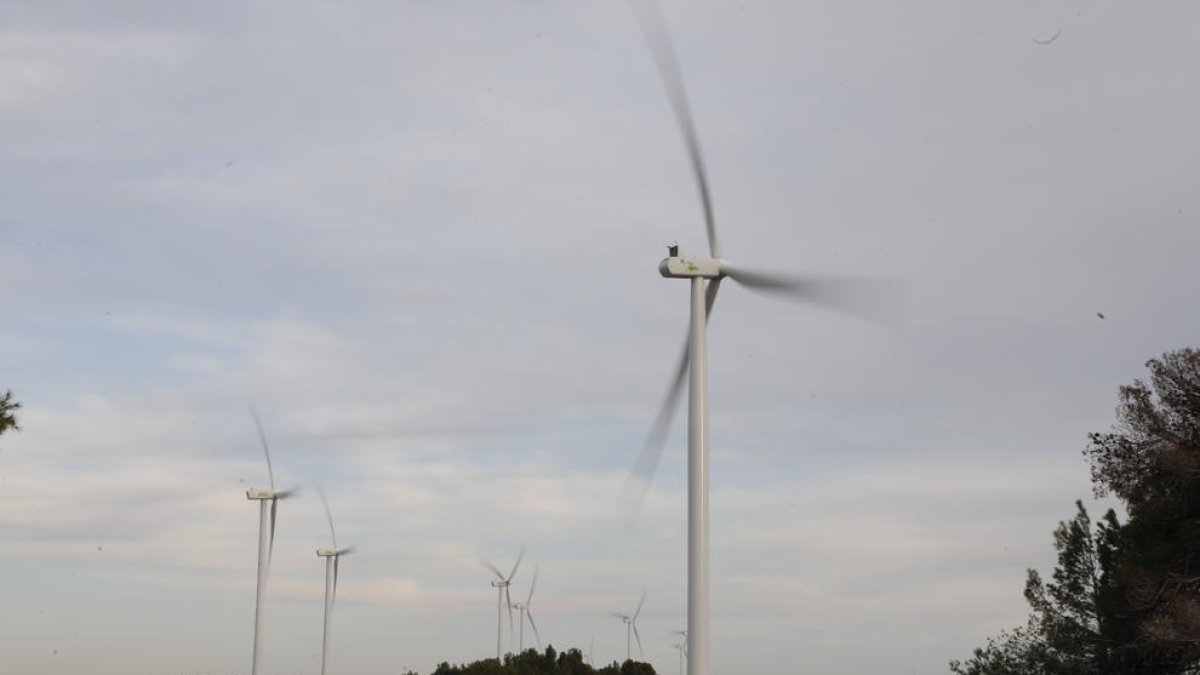 El parc eòlic de Solans, el primer en una dècada.