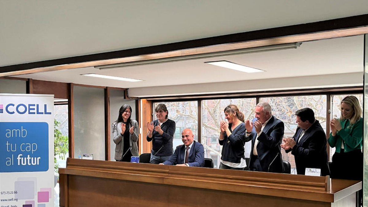 Els membres de la cúpula de govern de la COELL.