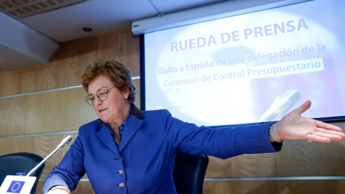 La eurodiputada alemana Monika Hohlmeier ayer.