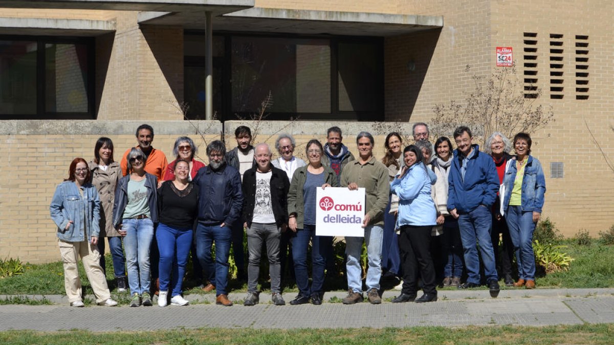 La candidatura del Comú a l’ajuntament de Lleida.