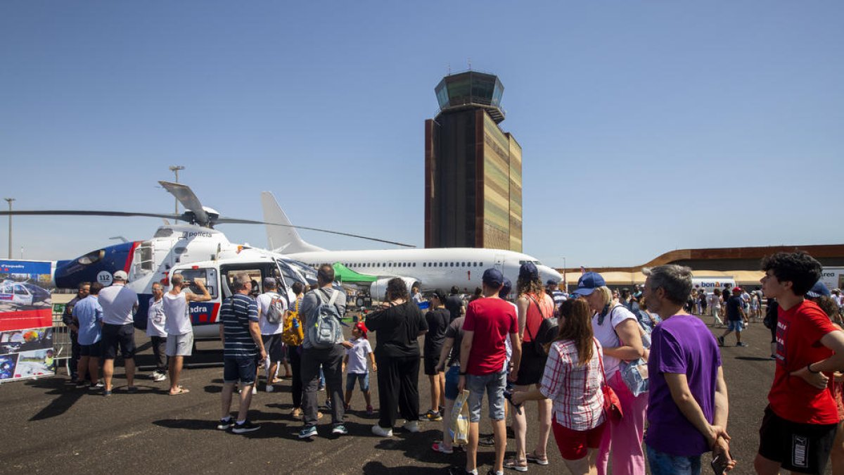 Imagen de la pasada edición del Lleida Air Challenge en el aeropuerto de Alguaire.