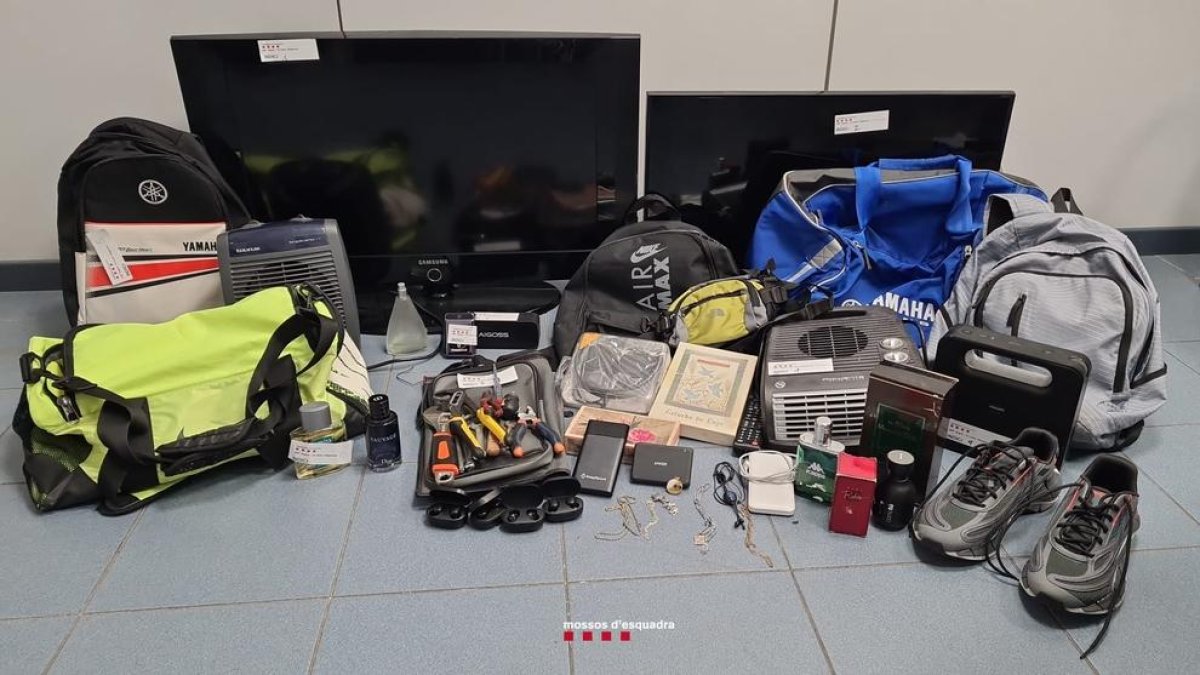 Els Mossos demanen als ciutadans de Lleida que vagin a comissaria si reconeixen algun d'aquests objectes