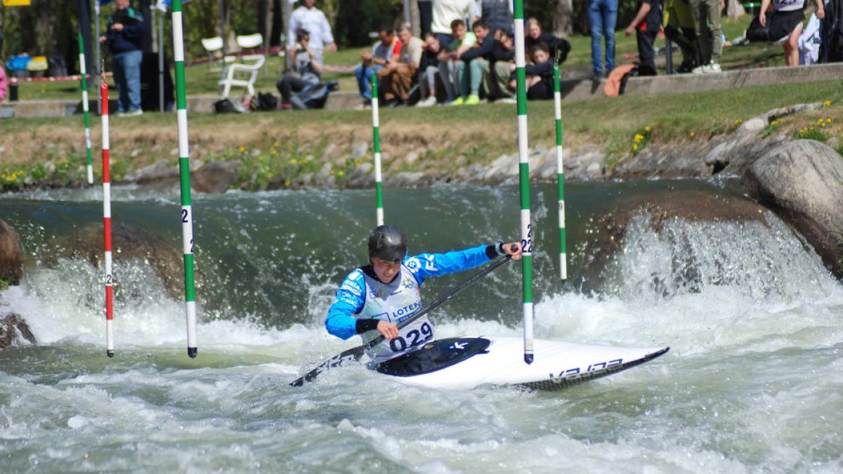 Núria Vilarrubla va tornar a fer podi després de ser mare i tornar als entrenaments.