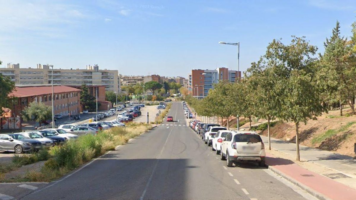 La avenida Torre Vicens de Lleida.