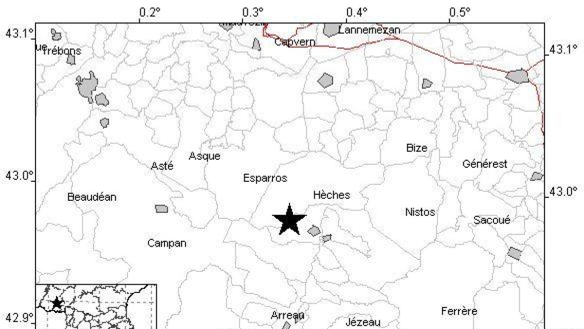 Un terratrèmol de 4,3 al sud de França és percebut a comarques lleidatanes