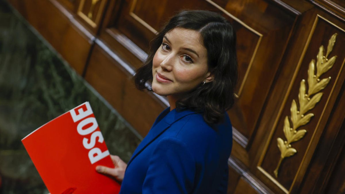 La secretària d'Igualtat a la Comisión Ejecutiva Federal del PSOE, Andrea Fernández.
