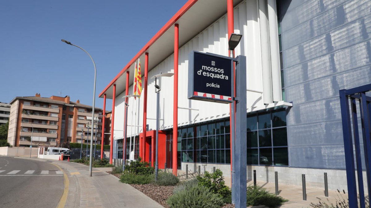 Imatge de la comissaria dels Mossos a Lleida.