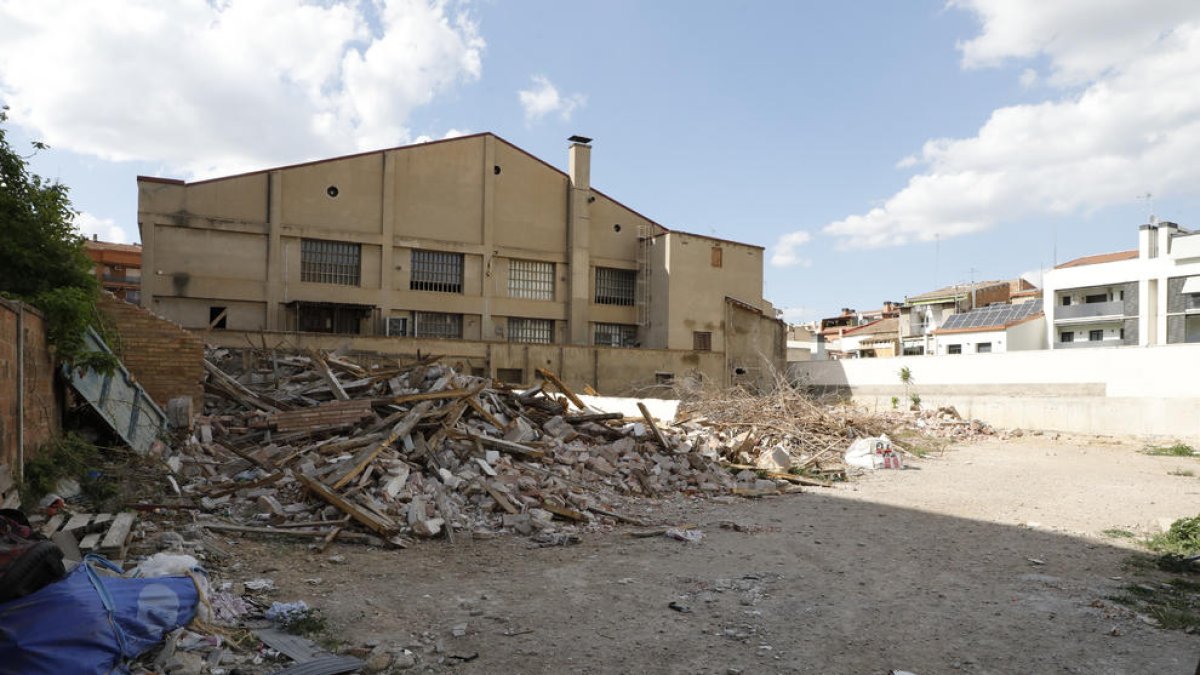 L’estat actual de l’antiga fàbrica de galetes Virginias ubicada a Pardinyes.