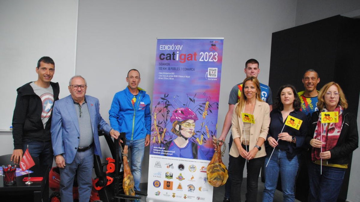 La presentació de la Catigat, ahir a Tallers A. Miquel.