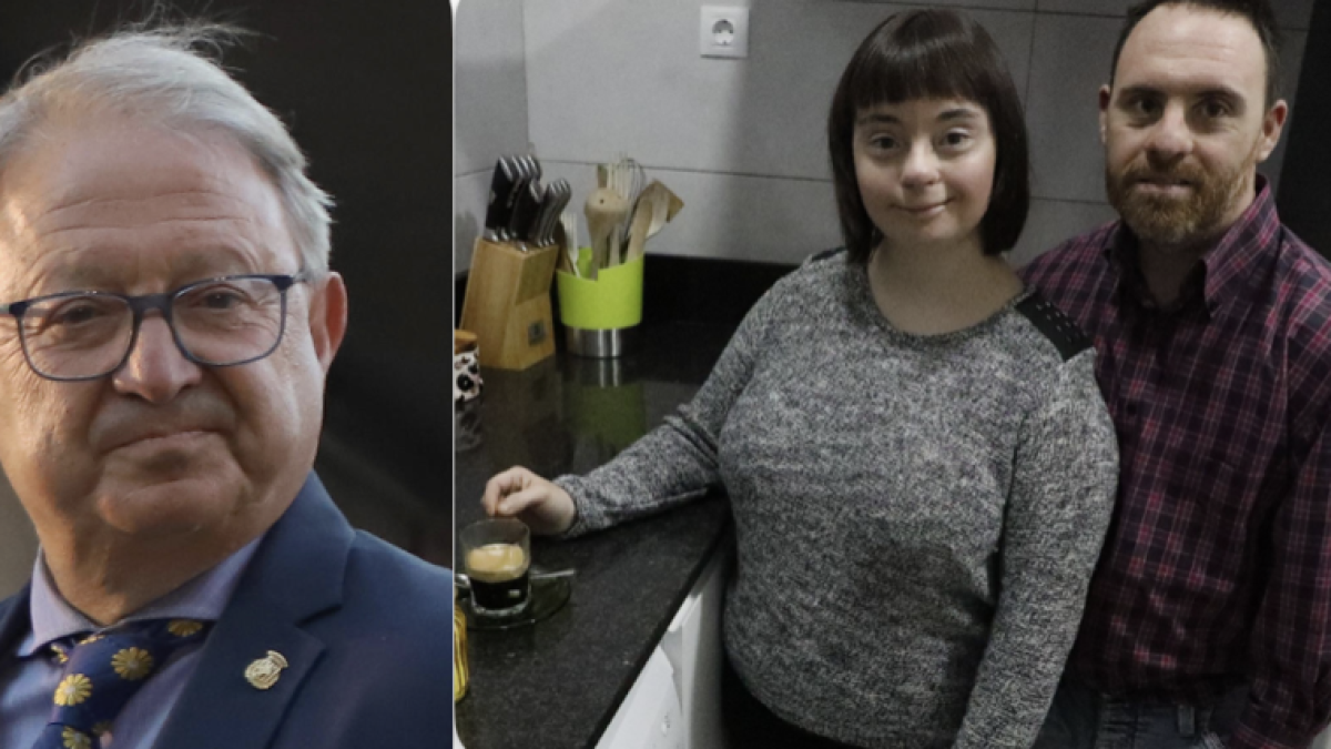 Paco Cerdà y la pareja formada por la Ester y el Tonet