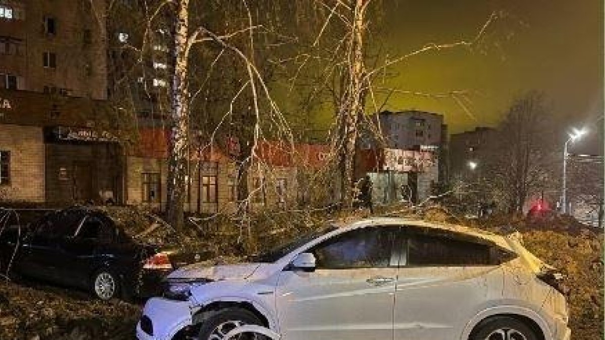 Els efectes de l'explosió a Belgorod.