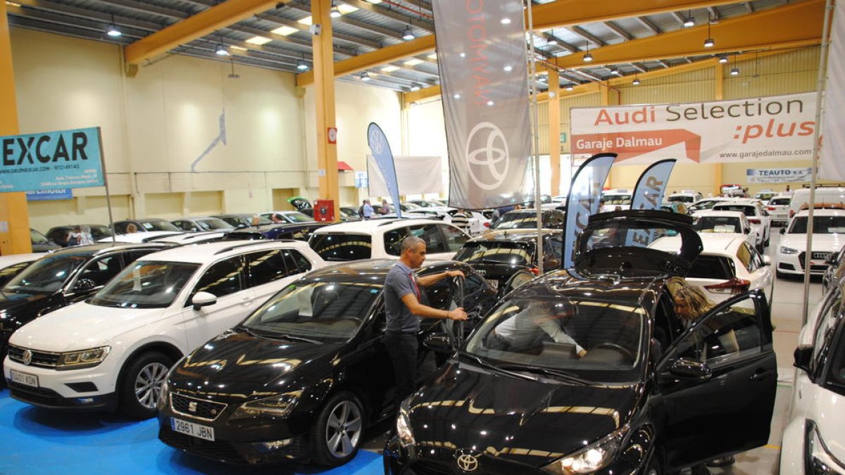 Visitantes a este certamen que se ha celebrado durante el fin de semana.