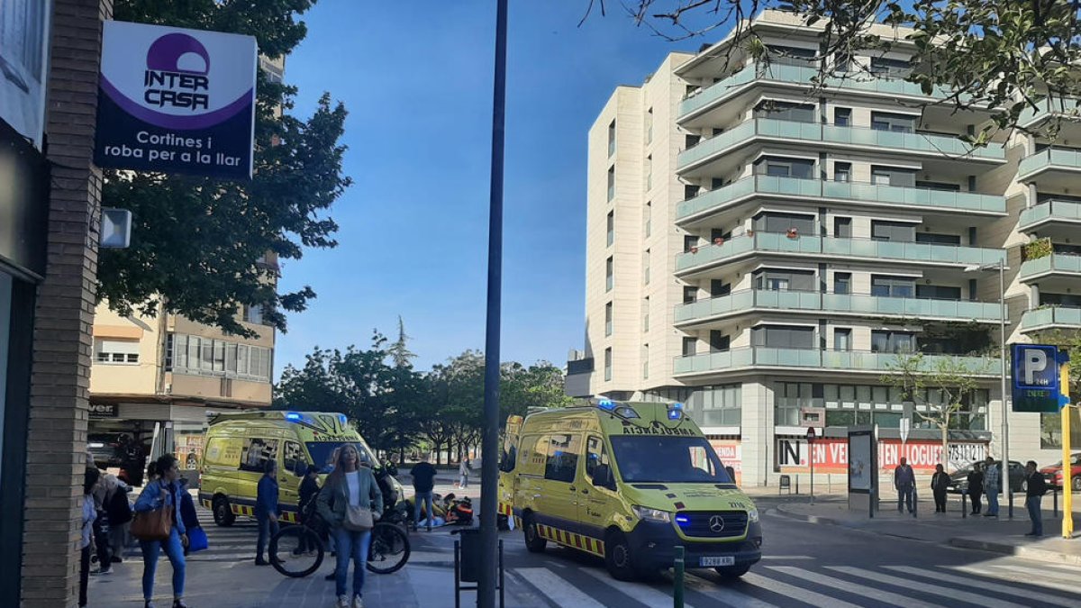 Ciclista ferida a Cappont