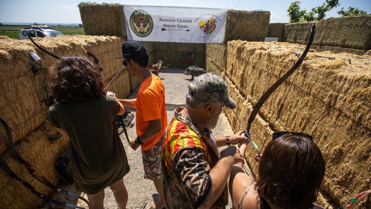 Imatge d’arxiu de la passada edició de la Fira del Gos Caçador.