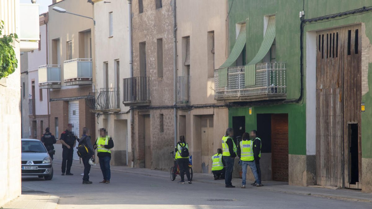 Los Mossos hicieron el registro el martes al pensarse que se trataba de una plantación de marihuana.
