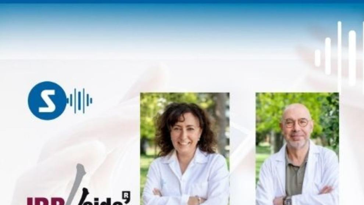 Dr. Jordi Calderó, responsable del grupo Patología neuromuscular experimental  y  Dra Ana Garcerá, investigadora principal del grupo Unidad de señalización neuronal