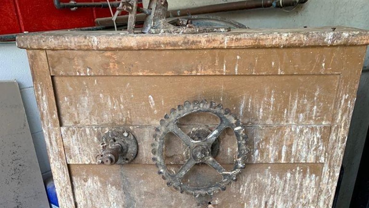 Uno de los objetos que habían sido robados de las masías.