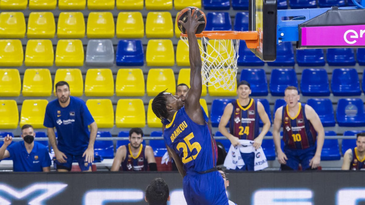Brancou ha debutat aquest any amb el Barça a la Lliga ACB.