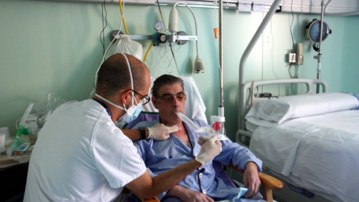 Jordi Soriano, primer paciente trasplantado de pulmón por Covid.