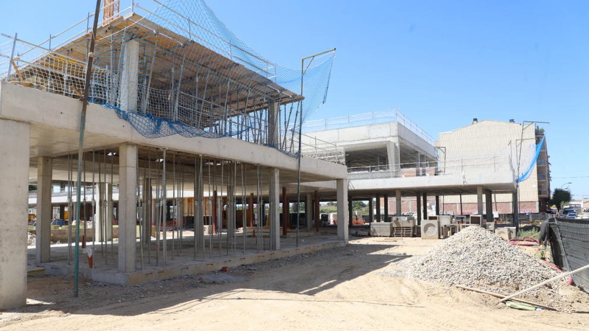 El nuevo colegio de Balàfia coge forma con el avance de las obas