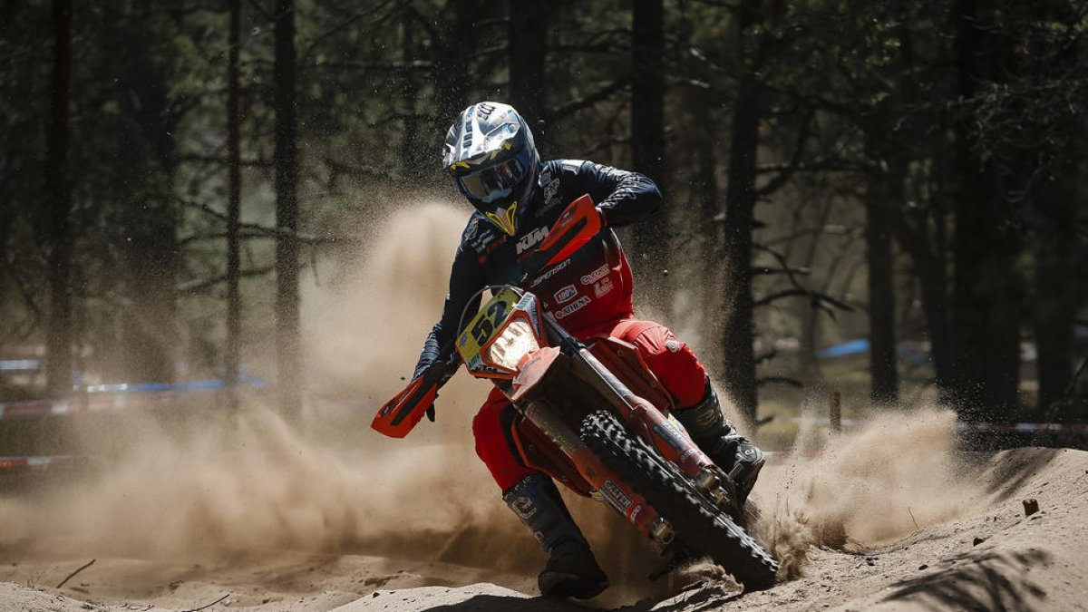 Jaume Betriu, durante una de las especiales del GP de Estonia.