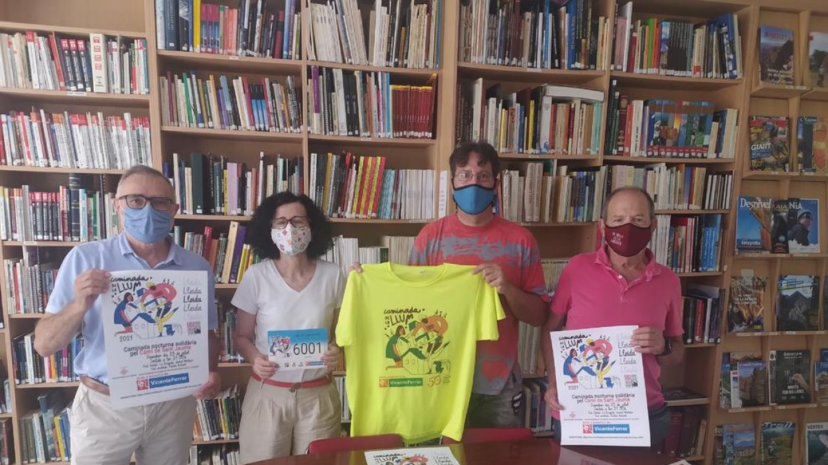 Pedro García, Esperanza Porta, Jordi Climent y Lluís Taberner.