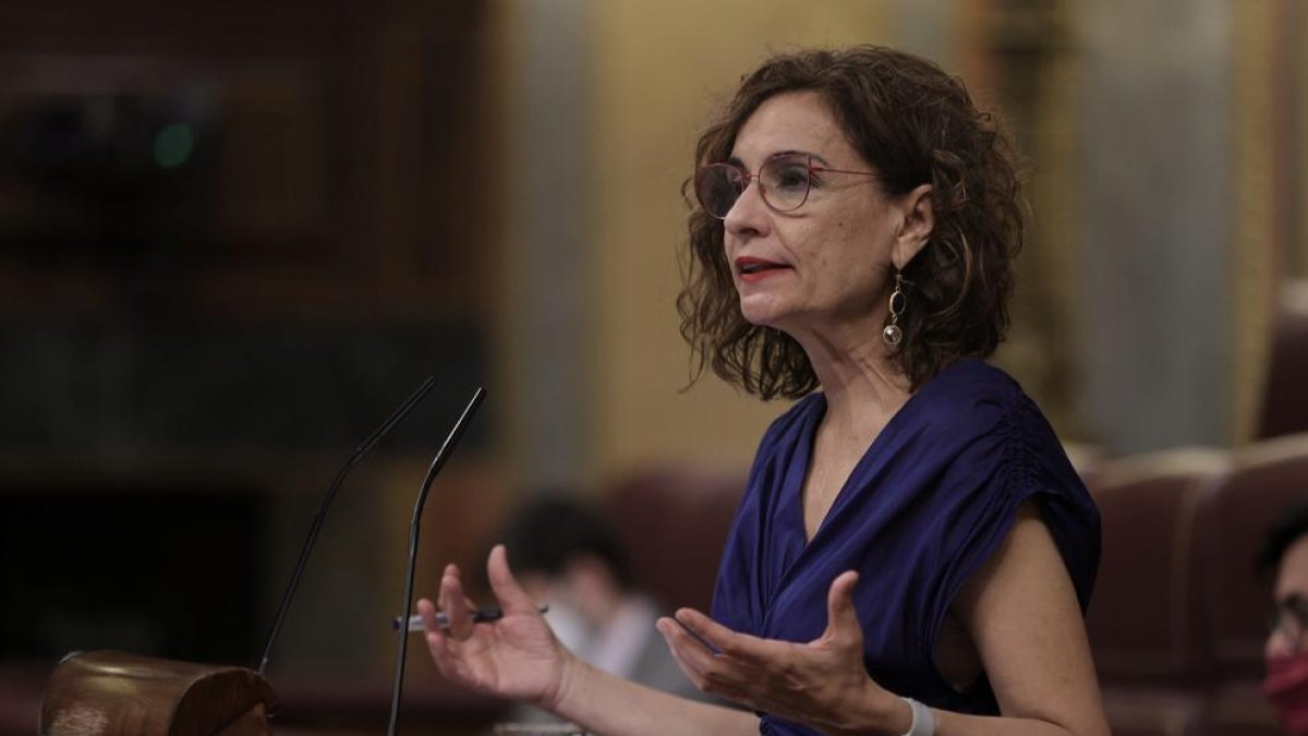 La ministra de Hacienda y Función Pública, María Jesús Montero.