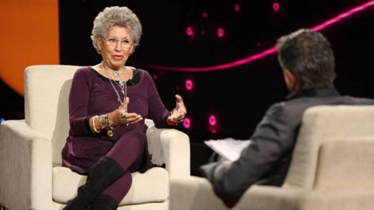 L’actriu Pilar Bardem, en una entrevista a TVE.