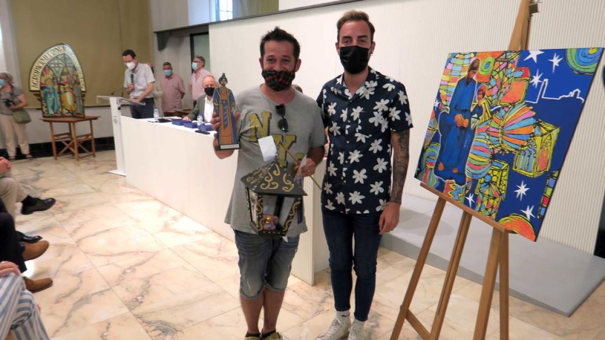A la imatge, el premi especial de fanalets de la Paeria al taller del Centre Penitenciari de Ponent.