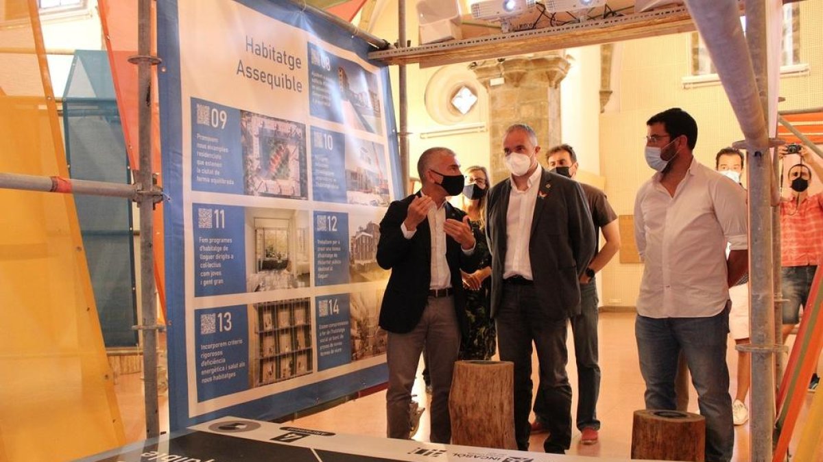 La inauguració de l’exposició, divendres passat.