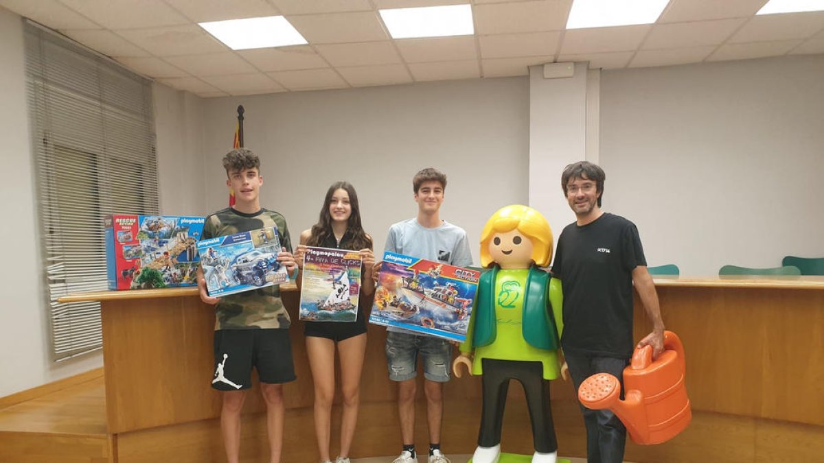 Presentació de la fira ahir al Palau d’Anglesola.