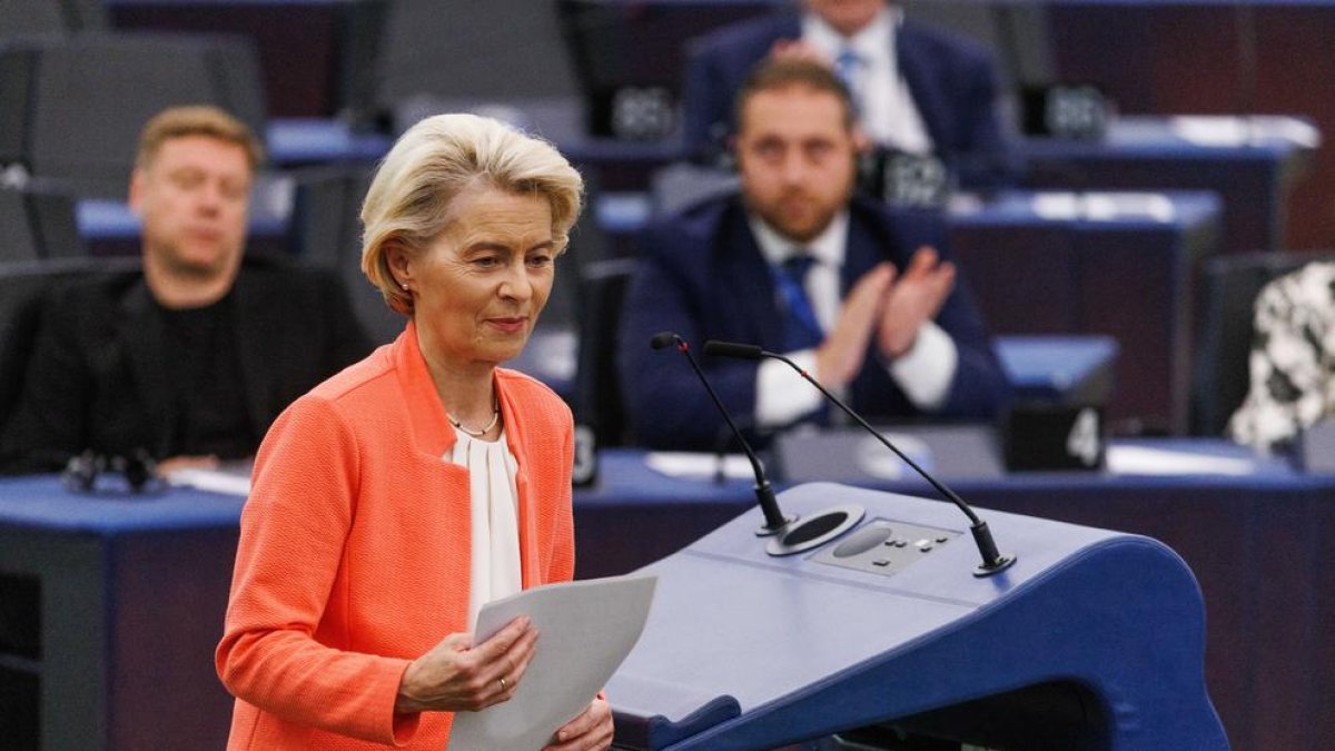 La presidenta de la Comissió Europea, Ursula von der Leyen.