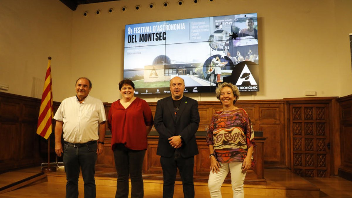 Presentación ayer de la novena edición del festival en el Aula Magna del IEI.