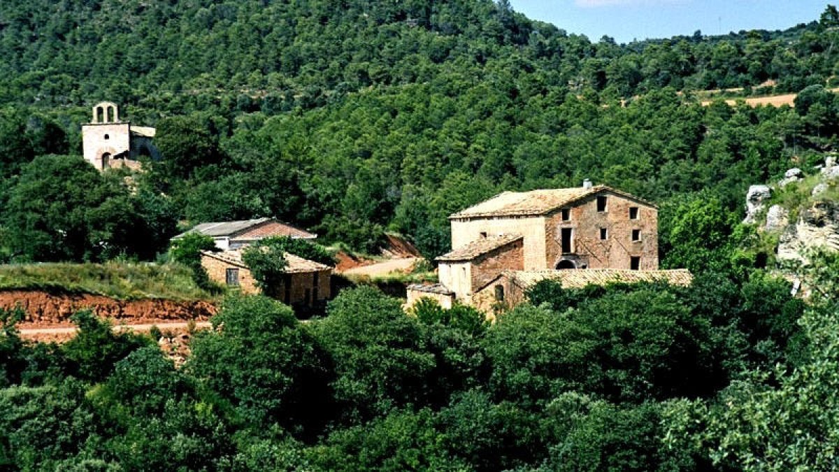 Imatge d’arxiu del nucli de Bellfort, a la Baronia de Rialb.