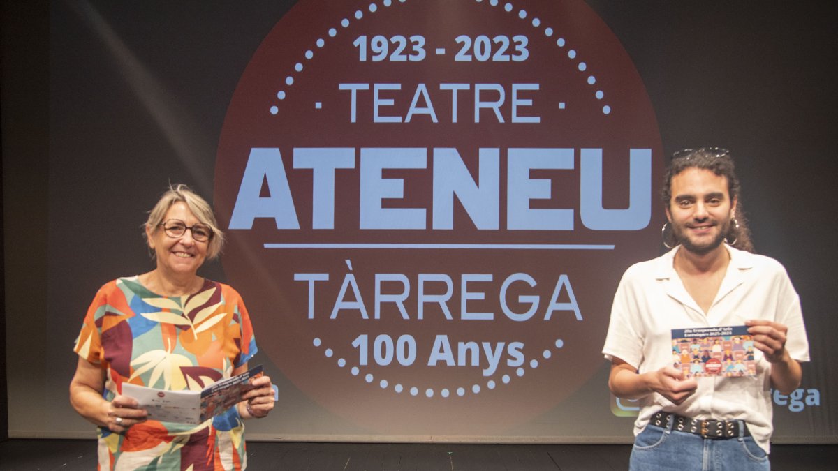 Presentación ayer en el Teatre Ateneu de la nueva temporada. - LAIA PEDRÓS
