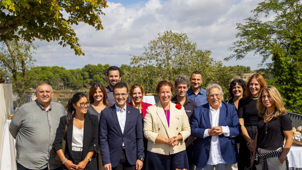 Presentació ahir al Castell de Raymat del Tast de Lleida que s’oferirà durant el festival. - GERARD HOYAS