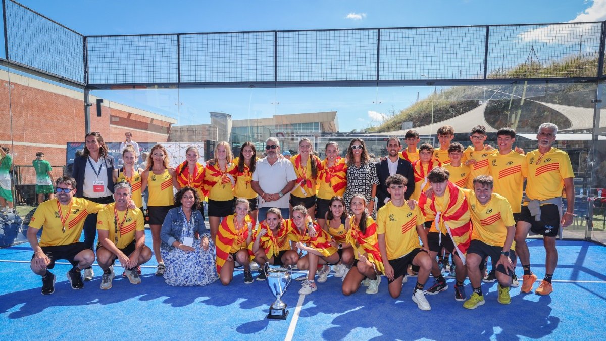 Títol i quarta plaça de la Catalana de pàdel - FEDERACIÓ CATALANA DE PÀDEL