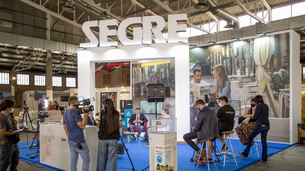 El programa ‘A diari’ se emitirá desde el estand de SEGRE en la Fira. - LLEIDATV