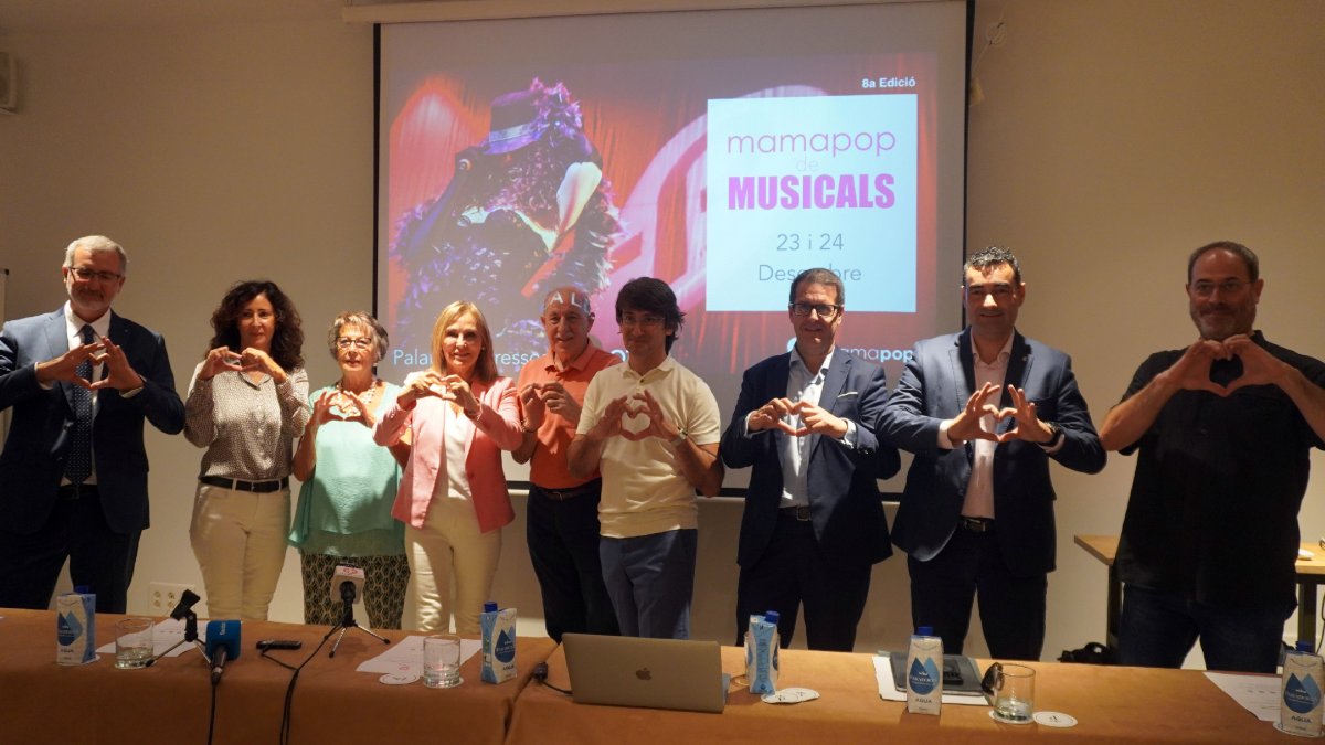 Presentación de la octava edición del Mamapop, ayer en el Parador de Lleida. - M.C.E.