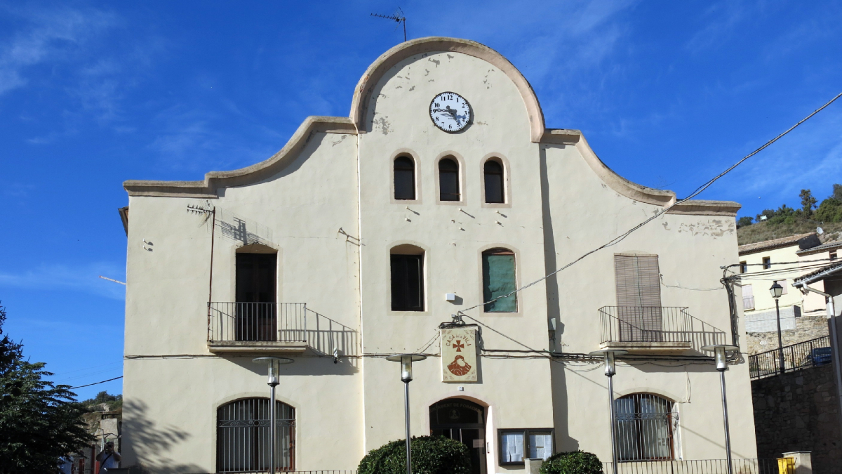 L’ajuntament de Foradada, que serà reformat. - AJUNTAMENT DE FORADADA