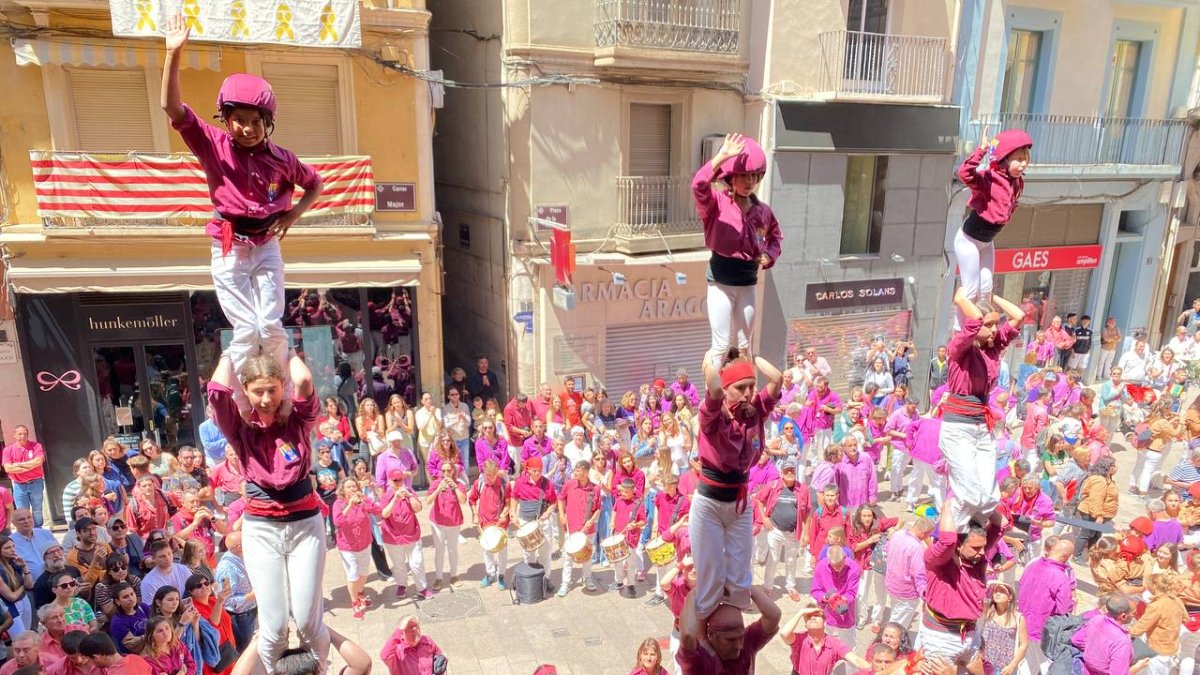 La Diada Castellera, en Lleida TV - LAXARXA