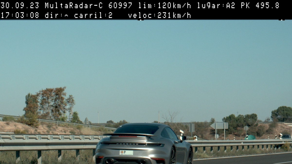 El turisme infractor a 231 km/h per l'A-2.