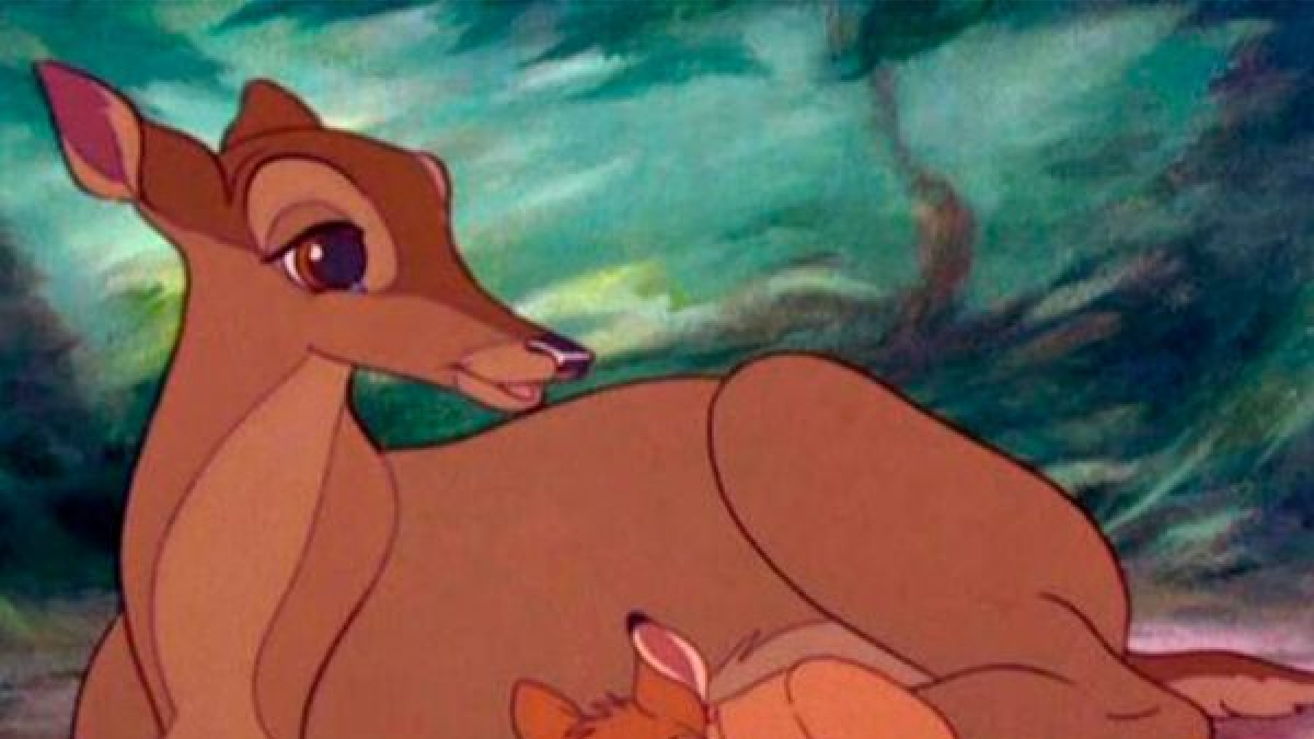 Imagen de la película Bambi de 1942.