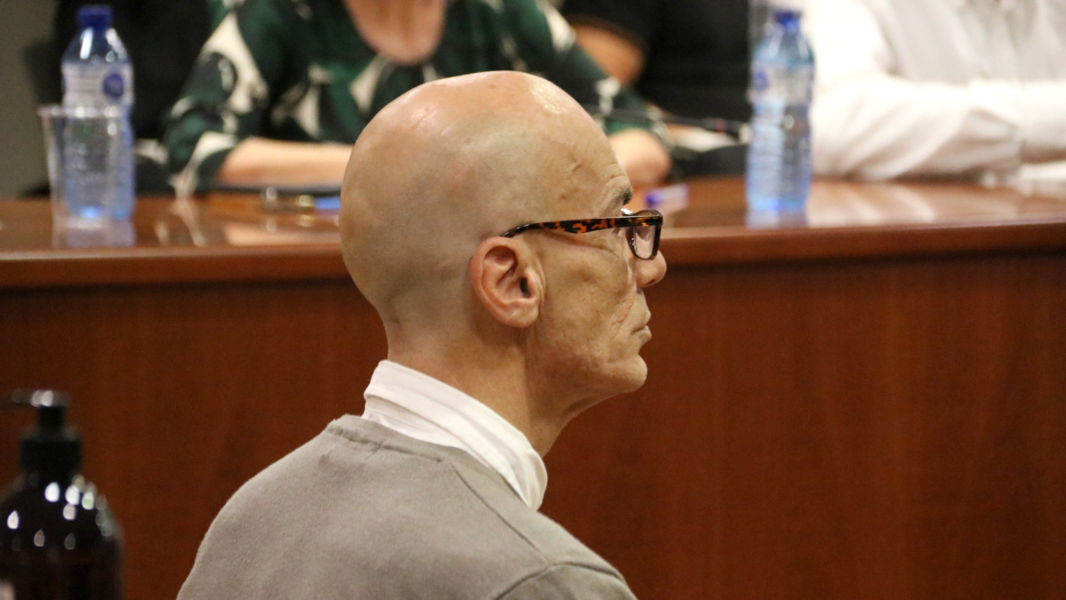 El acusado del crimen, este martes en la Audiencia de Lleida.