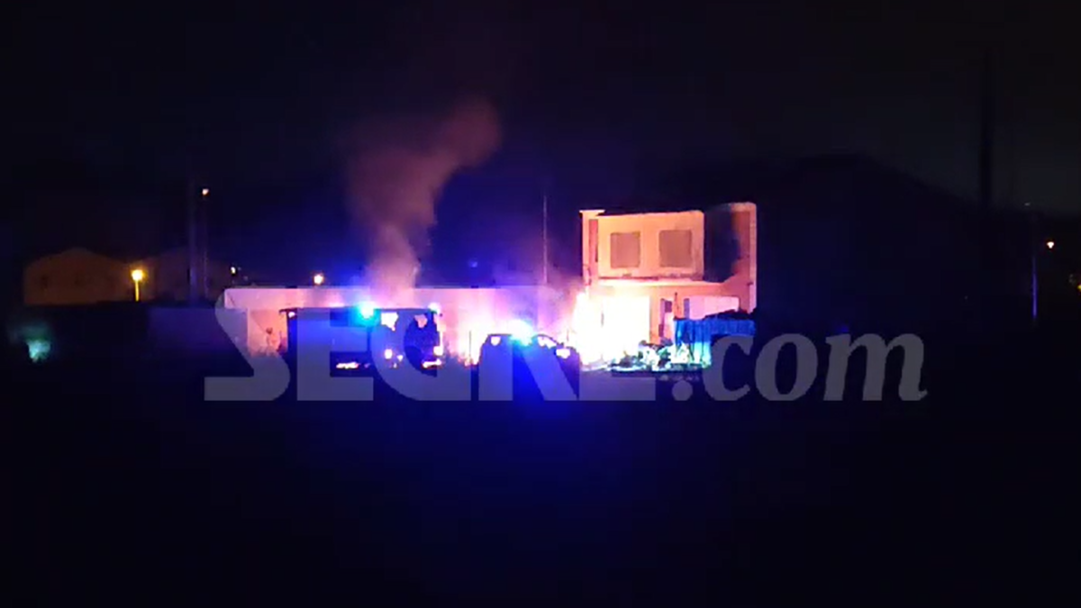 Incendi a la deixalleria de Lleida