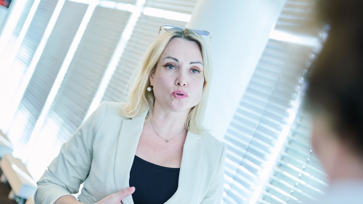 La periodista russa Marina Ovsyannikova.