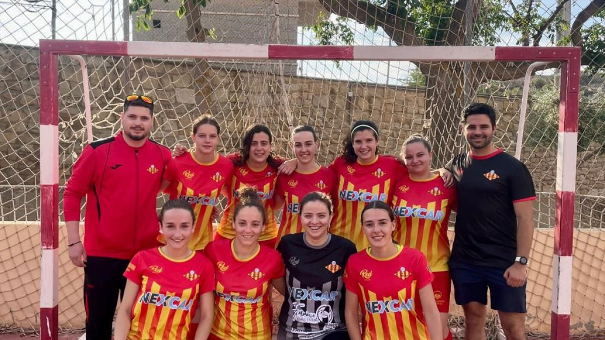 Imagen de archivo del equipo femenino de fútbol sala. - CLUB FUTBOL SALA ARBECA