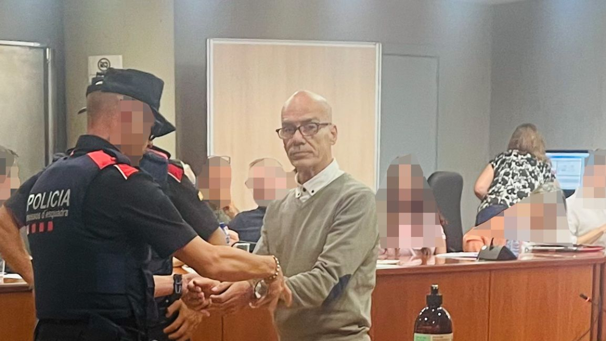 Pierre Rubio, ahir al matí en la segona sessió del judici.