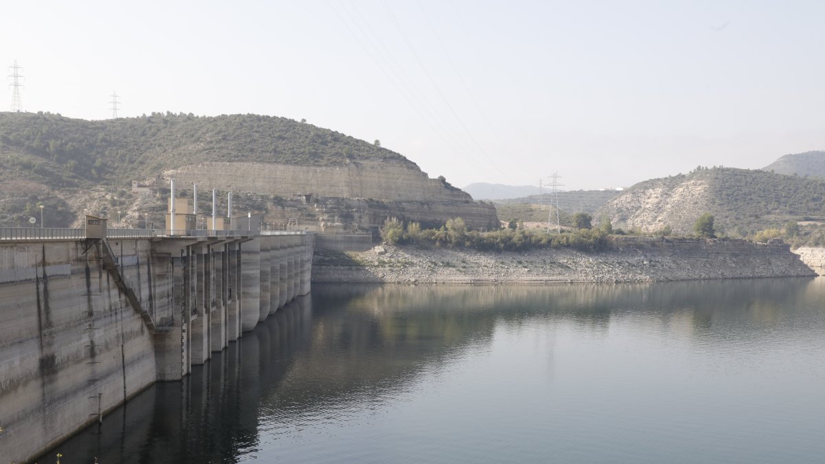 La presa de Mequinensa.